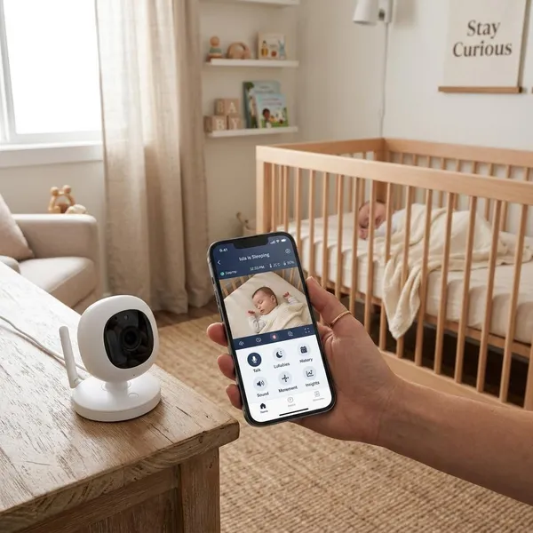 Wat is een babyfoon met camera en app