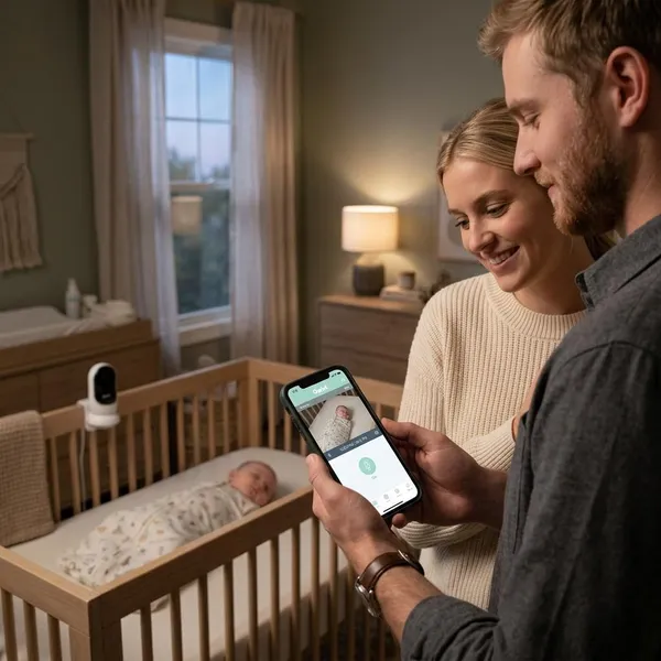 Wat is een babyfoon met camera op telefoon