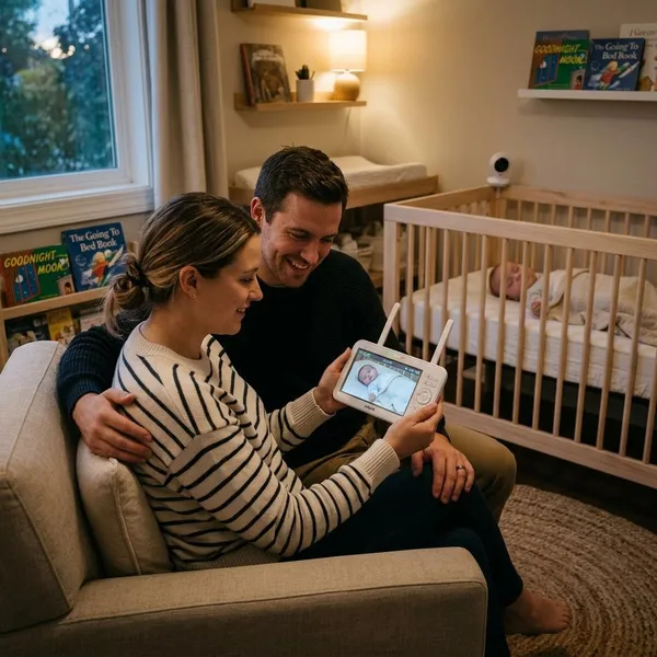 Wat is een babyfoon met camera zonder wifi