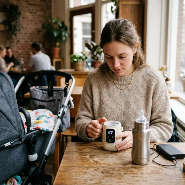 Welke soorten flessenwarmers voor onderweg zijn er