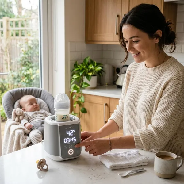 flessenwarmer met timer