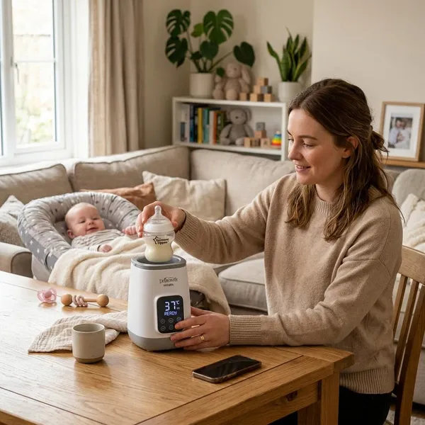 Hoe werkt een flessenwarmer zonder water?