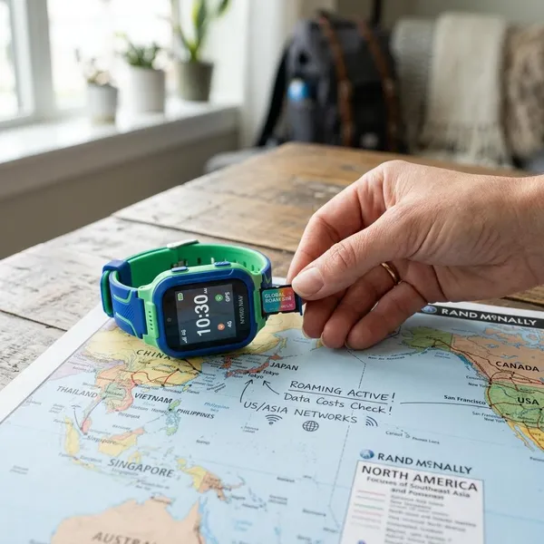 gps horloge kind buiten Europa