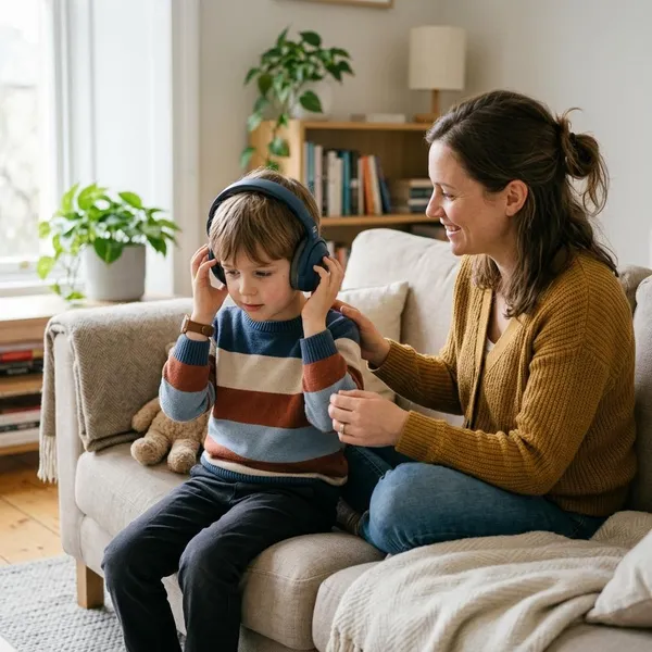 koptelefoon voor kinderen met autisme