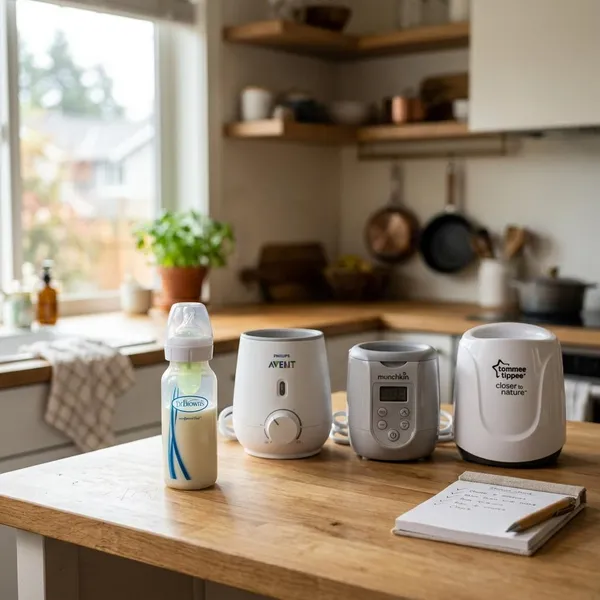 Welke soort flessenwarmer werkt goed met Dr Brown